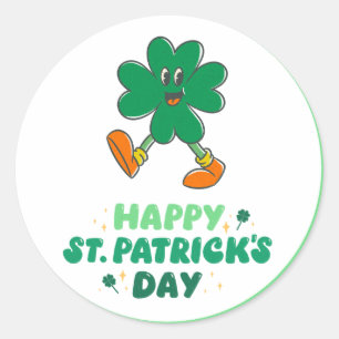St.Patrick's Day Classic Round Sticker