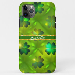 St Patrick's Day Clover 4 Lists Trendy Collection iPhone 11 Pro Max Case