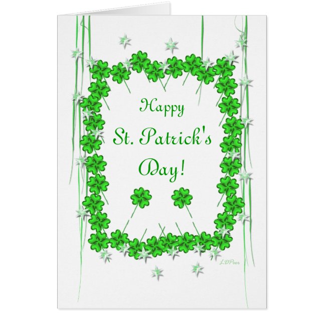 St. Patrick's Day Clover and Stars (Front)