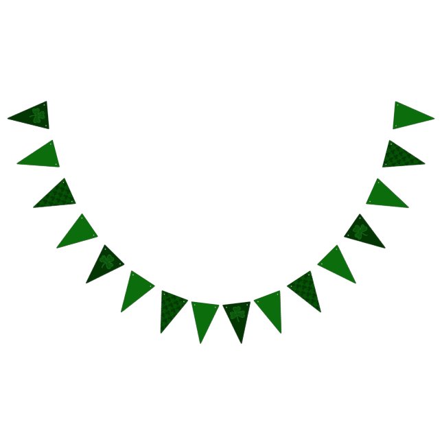 St. Patrick's Day Clover Bunting (All)