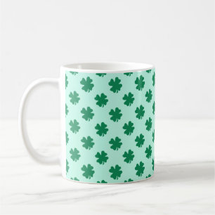St. Patrick's Day Clover Leaves Pattern-54602 Coffee Mug