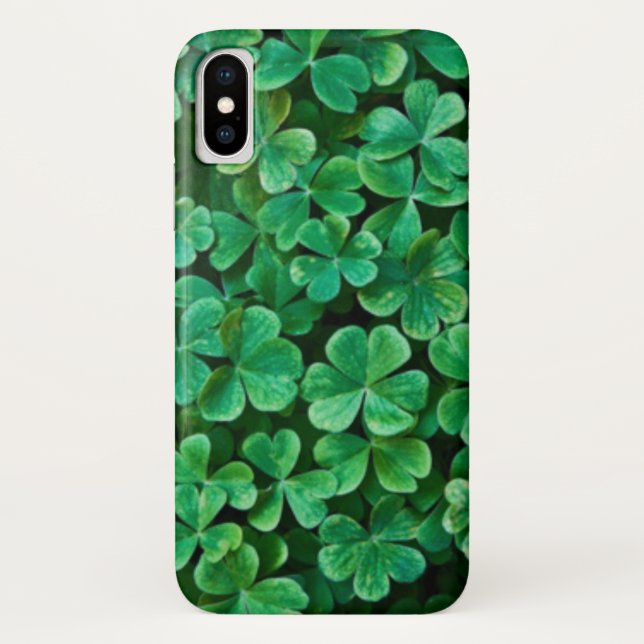St. Patrick's Day Clover patch Case-Mate iPhone Case (Back)
