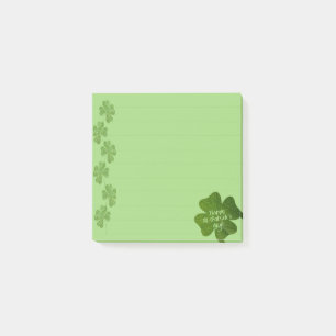 St. Patricks Day Clover  Post-it Notes