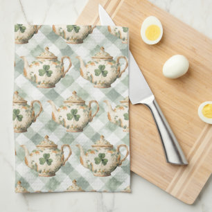  St Patrick's Day Clover Tea Pot Towel