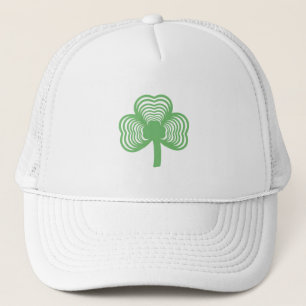 St. Patrick's Day Clover Trucker Hat