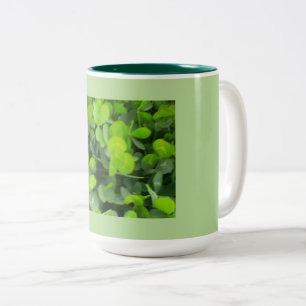 St. Patrick's Day Clover Two-Tone Coffee Mug