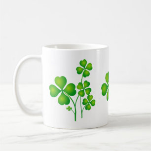 St. Patrick's Day Clover + your ideas Coffee Mug