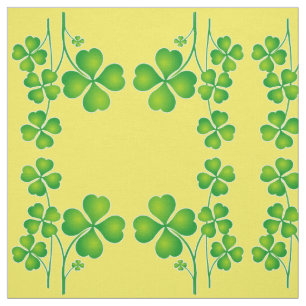 St. Patrick's Day Clover + your ideas Fabric
