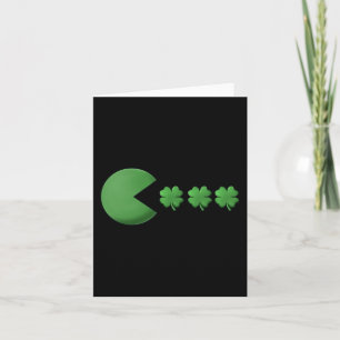 St Patricks Day Clovers Fun Boys Girls Kids Card