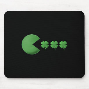 St Patricks Day Clovers Fun Boys Girls Kids  Mouse Mat