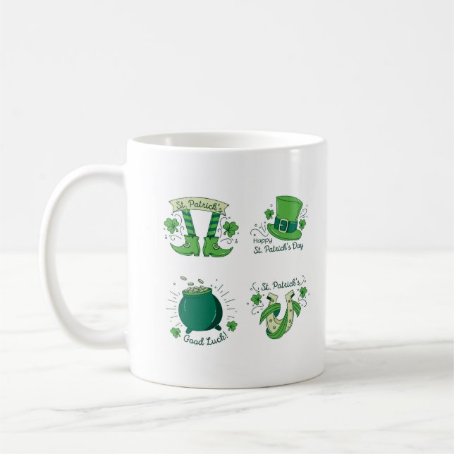 St. Patrick's Day Coffee Mug (Left)