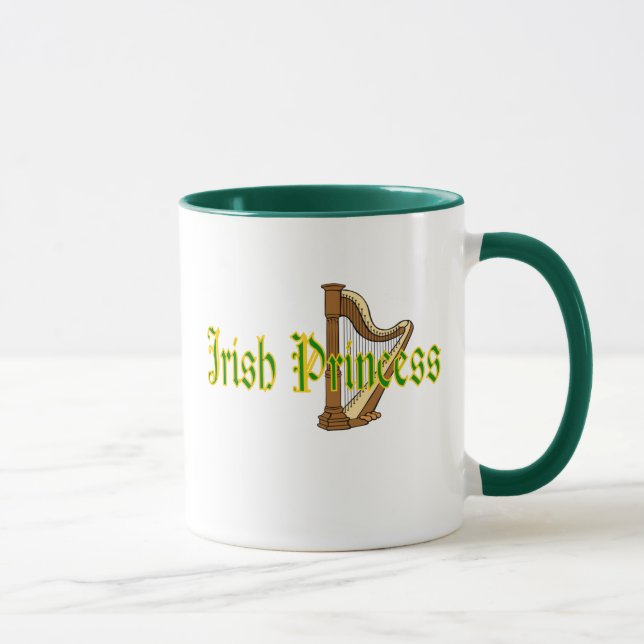 St Patricks day Coffee Mug Irish Princess (Right)