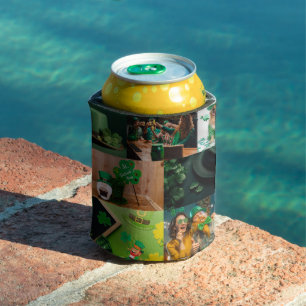 St. Patrick's Day Collage Can Cooler