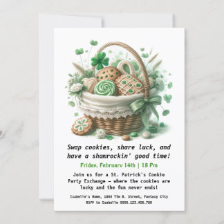 St. Patrick's Day Cookies – Sweet Luck & Love Invitation