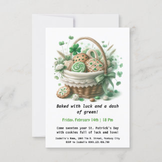St. Patrick's Day Cookies – Sweet Luck & Love Invitation