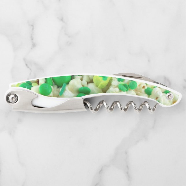 St. Patrick's Day Corkscrew Bottle Opener (Front)