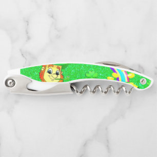 St. Patrick's Day Corkscrew Bottle Opener