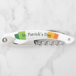 St. Patrick's Day Corkscrew Bottle Opener Beer