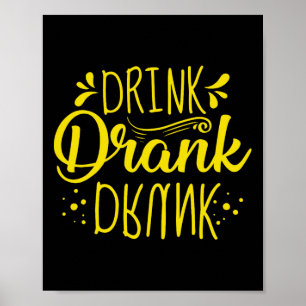 St Patricks Day Costume Beer Drink Drank Drunk Poster