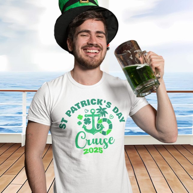 St. Patricks Day Cruise Green Custom Year  T-Shirt (Creator Uploaded)