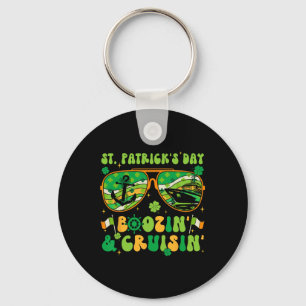 St Patricks Day Cruise Matching Cruising Boozing D Key Ring
