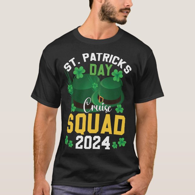 St. Patrick's Day Cruise Squad 2024 T-Shirt (Front)