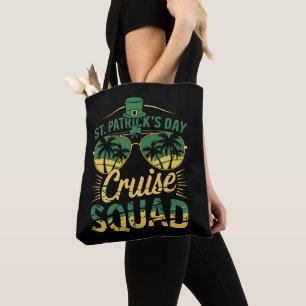 St Patrick's Day Cruise Squad Family Matching Tote Bag