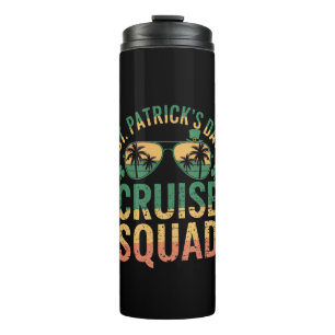 St Patrick's Day Cruise Squad Funny Family Matchin Thermal Tumbler