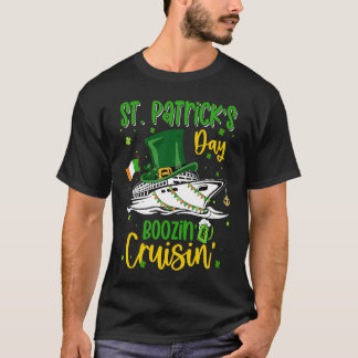 St Patricks Day Cruising Boozing Irish Drinking Gr T-Shirt