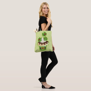 St. Patrick's Day Cupcake w/ Clovers and Ladybugs Tote Bag