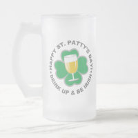 St. Patrick's Day custom monogram mugs