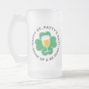 St. Patrick's Day custom monogram mugs
