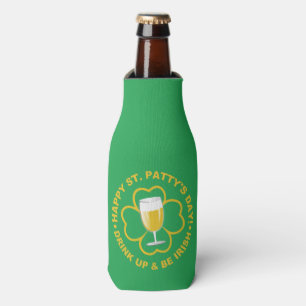 St. Patrick's Day custom name bottle cooler