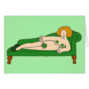 St Patrick's Day Cute Lady