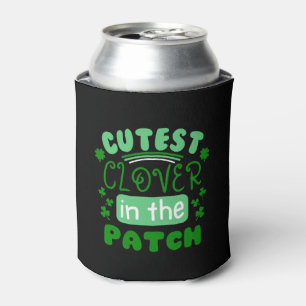 St Patricks Day Cutest Clover In The Patch Can Cooler