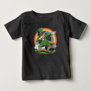 St Patricks Day Dabbing Leprechaun Dab Dance Baby T-Shirt