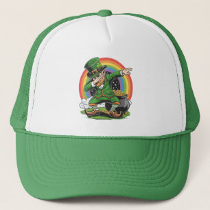 St Patricks Day Dabbing Leprechaun Dab Dance  Trucker Hat