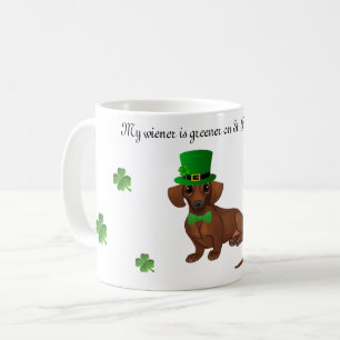 St. Patrick's Day Dachshund Coffee Mug