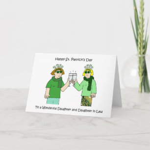St. Patrick's Day Daughter and Daughter in Law Card