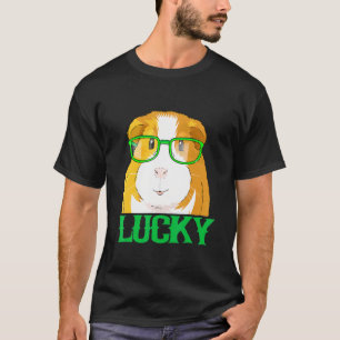 St Patricks Day Decorations Lucky Guinea Pig T-Shirt
