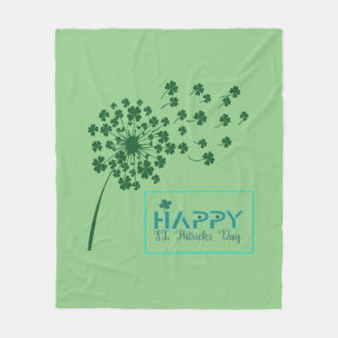 St. Patrick's Day Design Fleece Blanket