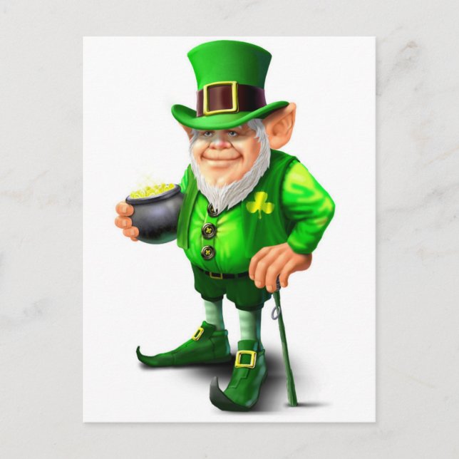 st patricks day designs postcard (Front)