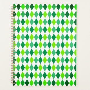 St. Patrick's Day Diamond Shape Pattern-54603 Planner
