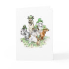 St. Patrick's Day Dogs Card