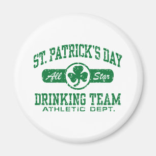 St. Patrick's Day Drinking Team Magnet