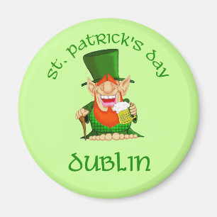 St Patrick's Day ~ Dublin Magnet