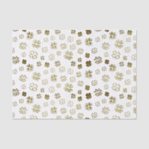 St Patrick's Day Dusty Lucky Shamrock Icons  Tissue Paper