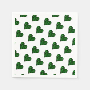 St. Patrick's Day Emerald Heart Napkin