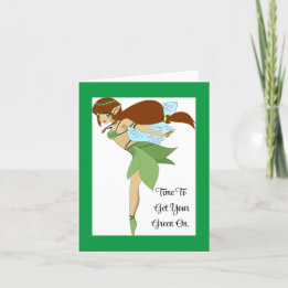 St. Patrick's Day Fairy Holiday Card