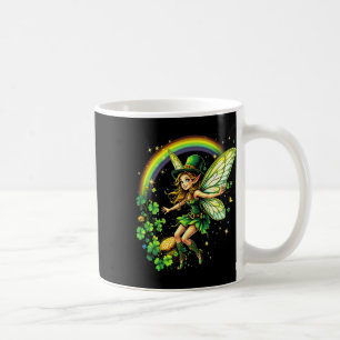 St. Patricks Day Fairy Rainbow Shamrock Magical Fo Coffee Mug
